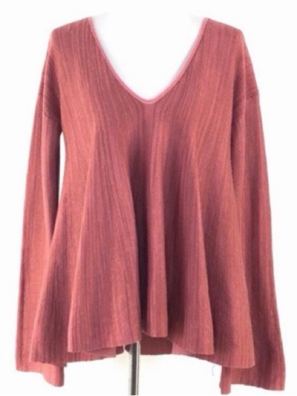 Free People Sundae Pullover Linen Blend Babydoll Sweater Small - Picture 3 of 11